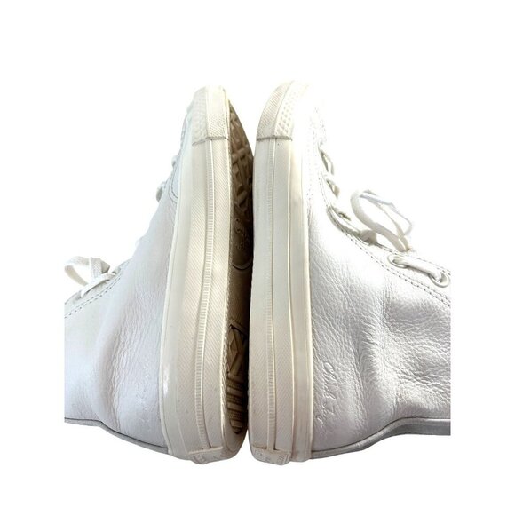Converse Girls Sneakers Leather Chuck Taylor White Size 3 - Picture 4 of 9